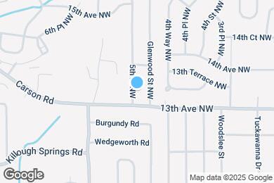 Map image of the property - 1309 5th Pl NW