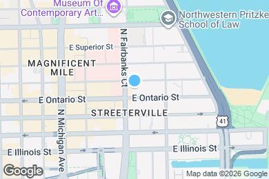 Map image of the property - 328 E Ontario St