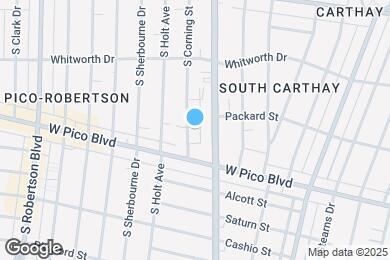 Map image of the property - 1240 S Corning St