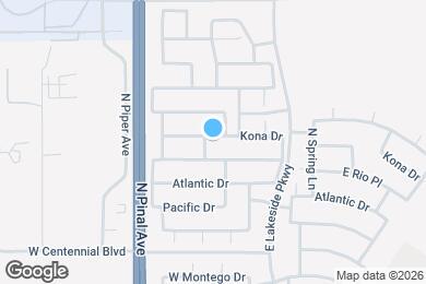 Map image of the property - 201 W Kona Dr