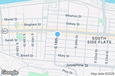 Map image of the property - 105 S 18th St