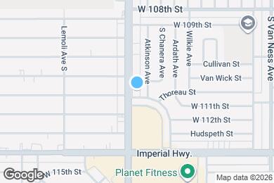 Map image of the property - 11126 Crenshaw Blvd