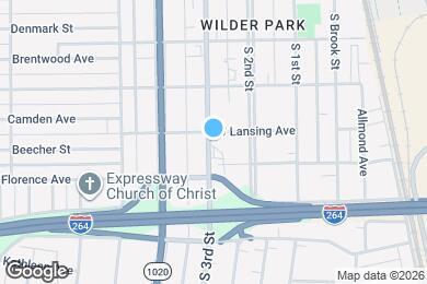 Map image of the property - 4333 S 3rd St
