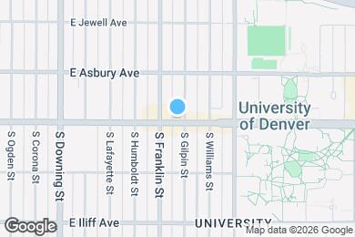 Map image of the property - 2091 S Gilpin St