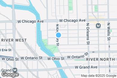 Map image of the property - 697 N Kingsbury St