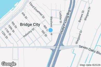 Map image of the property - 600 Westwego Ave