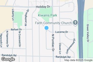 Map image of the property - 2239 N Huron Dr