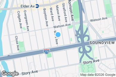 Map image of the property - 1034 Ward Ave