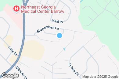 Map image of the property - 190 Shenandoah Dr