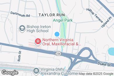 Map image of the property - 100 W Taylor Run Pkwy