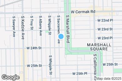 Map image of the property - 2337 S Sacramento Ave