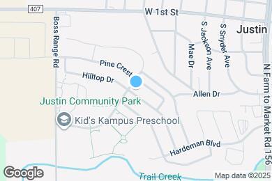 Map image of the property - 250 Hilltop Dr