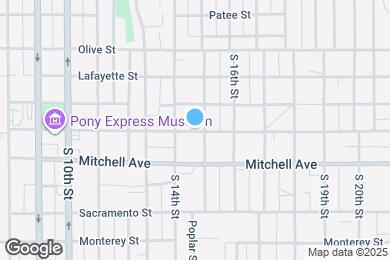 Map image of the property - 1419 Penn St