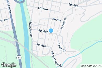 Map image of the property - 419 8th Ave