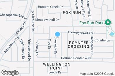 Map image of the property - 9021 Cheswick Dr