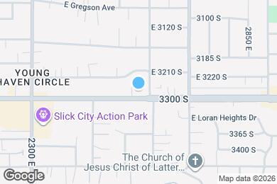 Map image of the property - 2571 E 3300 S