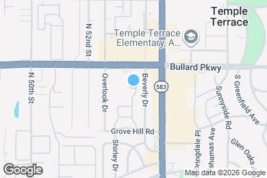 Map image of the property - The Grove at Temple Terrace Apartments