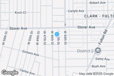 Map image of the property - 3418 W 45th St