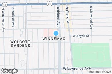 Map image of the property - 5021 N Ashland Ave