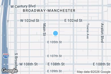Map image of the property - 146 E 104th St