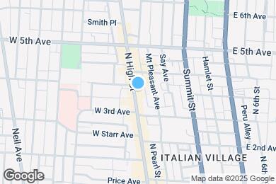 Map image of the property - 1104 1/2 N High St