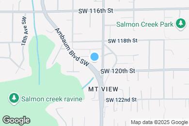 Map image of the property - 11926 Ambaum Blvd SW