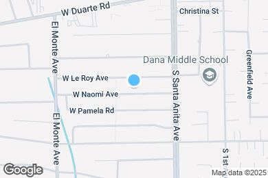Map image of the property - 59 W Naomi Ave