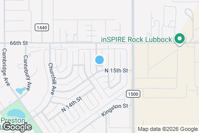 Map image of the property - 1505 Westminster Ave