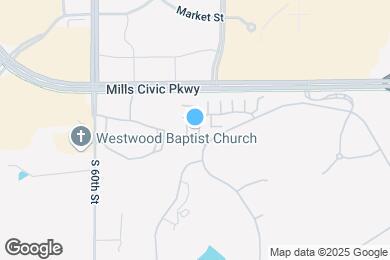 Map image of the property - 811 Burr Oaks Dr
