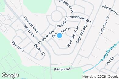 Map image of the property - 1816 Crandon Ct
