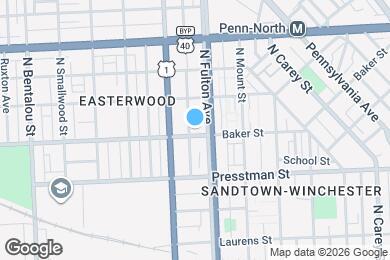 Map image of the property - 1605 McKean Ave