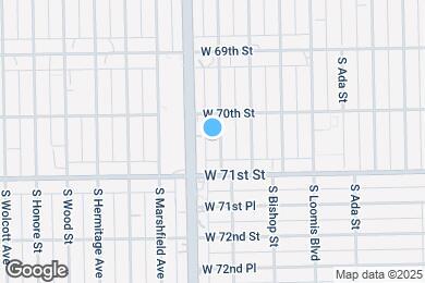 Map image of the property - 7026 S Justine St