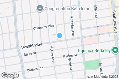 Map image of the property - 1731 Dwight Way