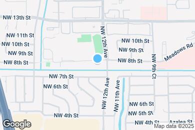 Map image of the property - 1220 NW 8th St