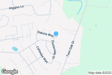 Map image of the property - 1318 Eastwoods Dr