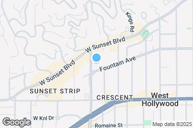Map image of the property - 1218 N La Cienega Blvd