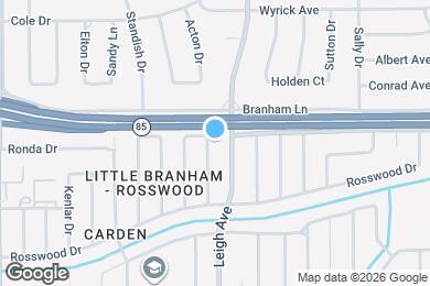 Map image of the property - 4848 Tilden Dr