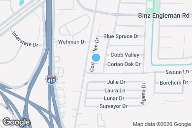 Map image of the property - 2514 Corian Glen Dr