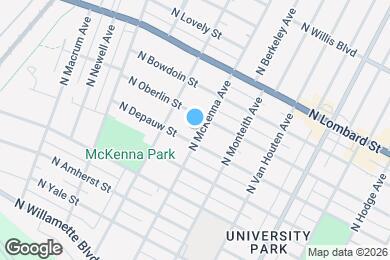 Map image of the property - 7323 N McKenna Ave