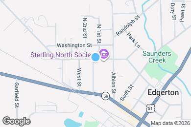 Map image of the property - 503 W Rollin St