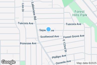 Map image of the property - 11702-11704 Saywell Ave,