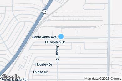 Map image of the property - 2307 El Capitan Dr