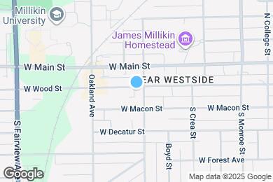 Map image of the property - 1019 W Wood St