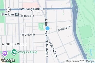 Map image of the property - 3807 N Broadway
