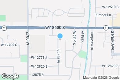 Map image of the property - 12669 S 2525 W