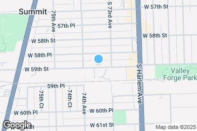 Map image of the property - 7322 W 59th St