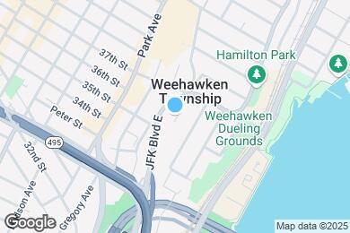 Map image of the property - Hamilton Weehawken Residences: Where Luxur...