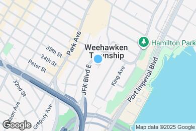 Map image of the property - Hamilton Weehawken Residences: Where Luxury Meets Comfort in Modern Living!