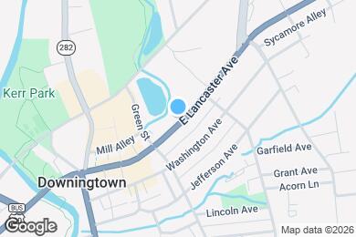 Map image of the property - 335 E Lancaster Ave