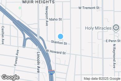 Map image of the property - 281 Stanton St